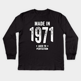 Made In 1971 Retro Kids Long Sleeve T-Shirt